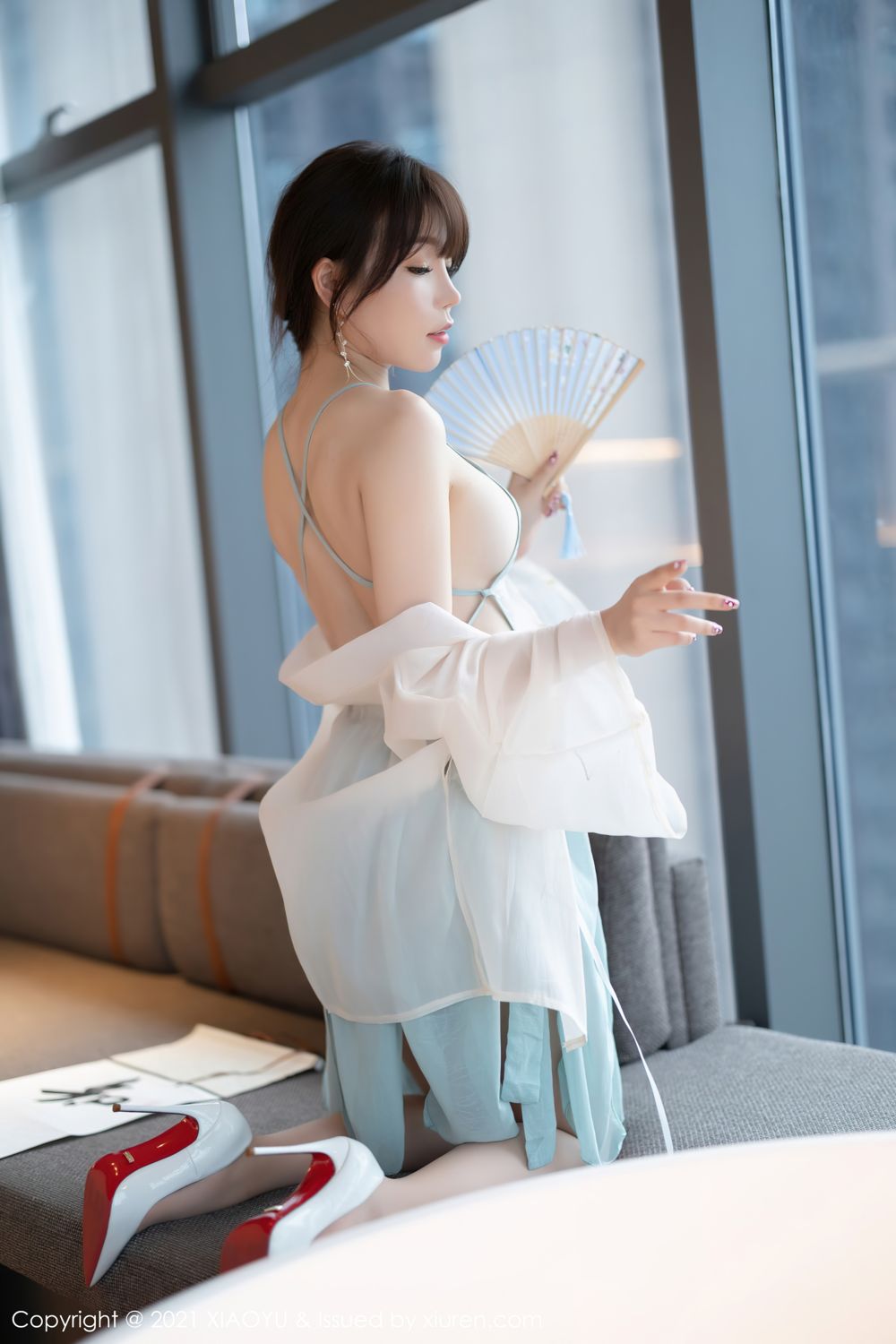 《语画界 熊佳 制服写真 VOL.679》第41张,模特熊佳,语画界,制服主题,全套95张