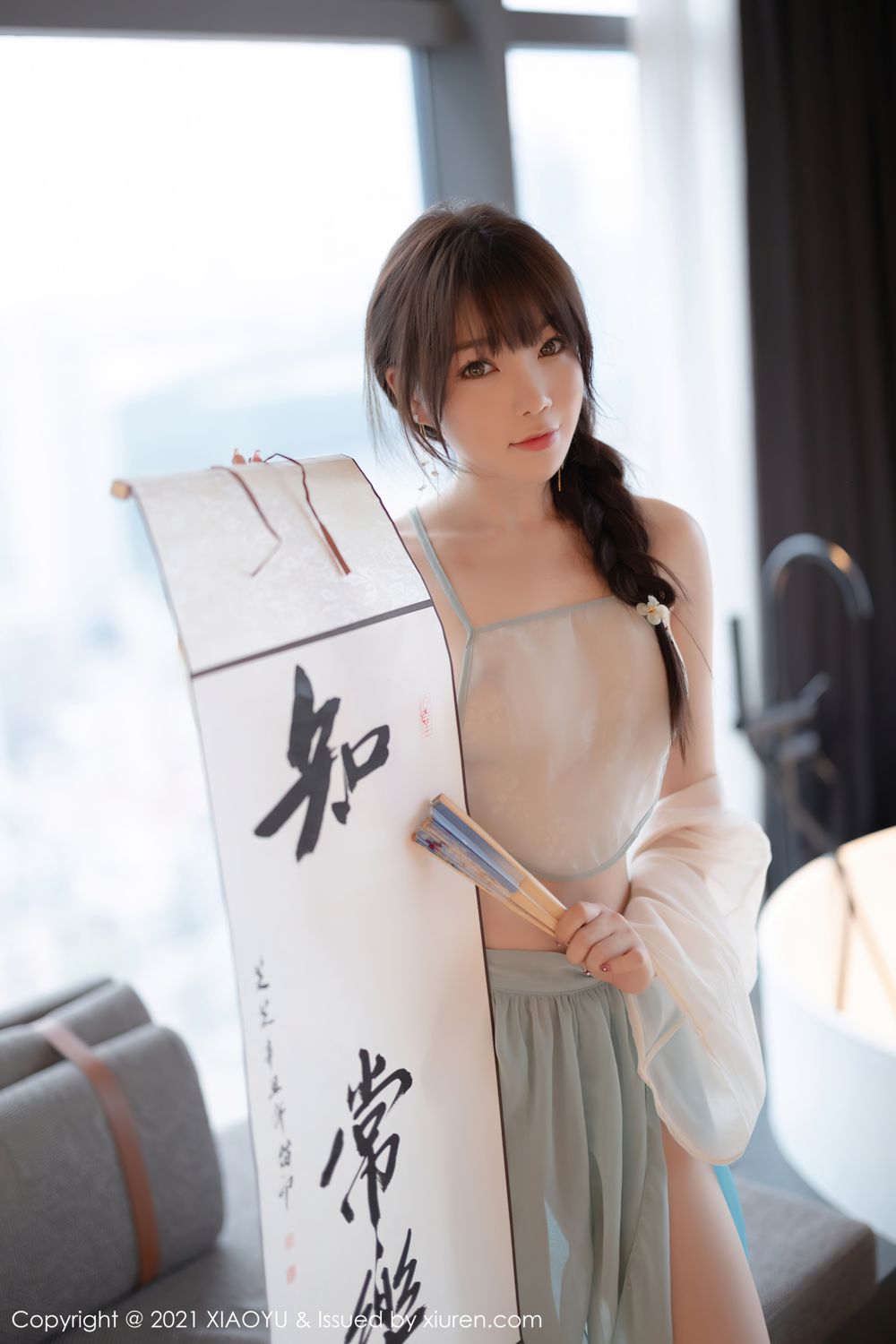 《语画界 熊佳 制服写真 VOL.679》第55张,模特熊佳,语画界,制服主题,全套95张