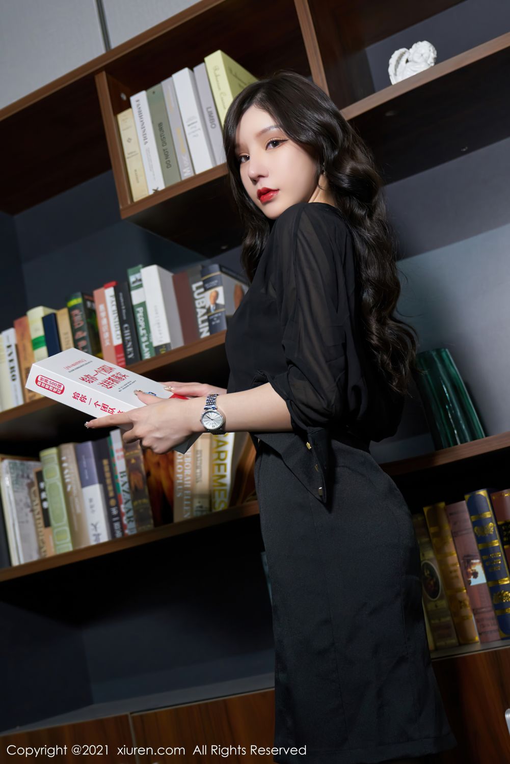 《秀人网 周于希dummy(Dummy Zhou) 黑丝写真 No.4416》第8张，模特周于希dummy(Dummy Zhou)，秀人网，黑丝主题，全套90张