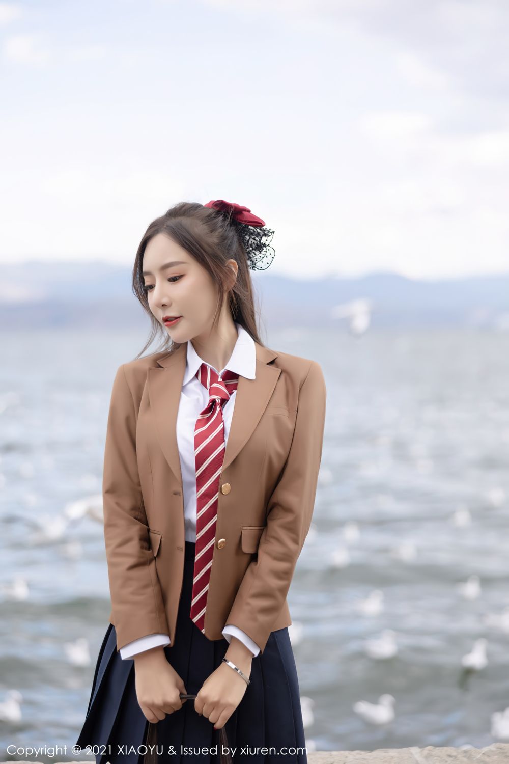 《语画界 王馨瑶(Yanni) 制服写真 VOL.685》第10张，模特王馨瑶(Yanni)，语画界，制服主题，全套80张