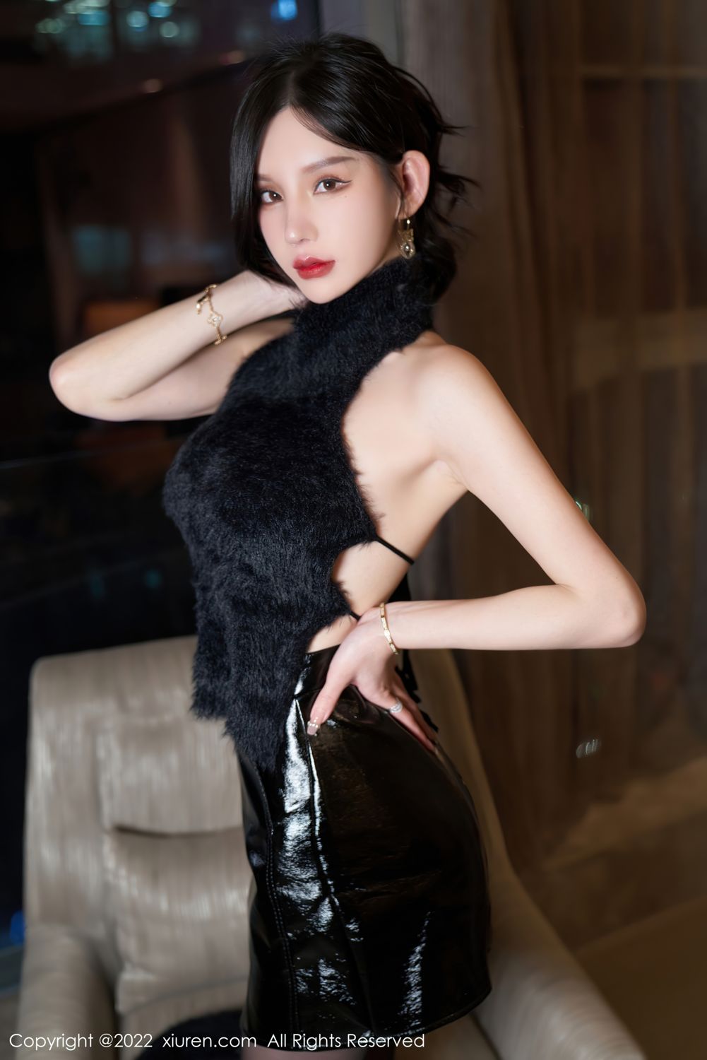 《秀人网 周于希dummy(Dummy Zhou)、许诺Sabrina(Sabrina) 黑丝写真 No.4437》第30张,模特周于希dummy(Dummy Zhou)、许诺Sabrina(Sabrina),秀人网,黑丝主题,全套79张