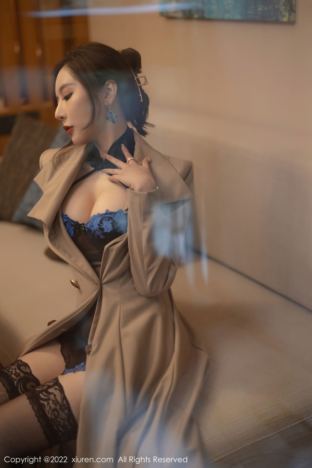 《秀人网 王馨瑶(Yanni) 黑丝写真 No.4417》第28张,模特王馨瑶(Yanni),秀人网,黑丝主题,全套94张