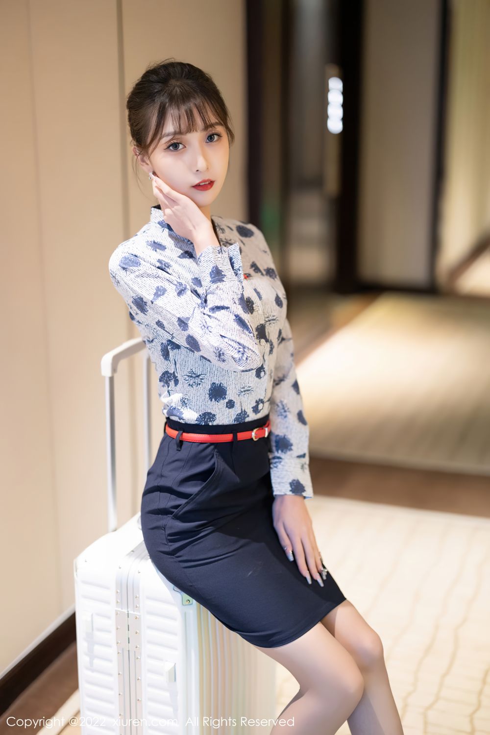 《秀人网 林星阑(Lin Xing Lan) 制服写真 No.4447》第4张,模特林星阑(Lin Xing Lan),秀人网,制服主题,全套100张