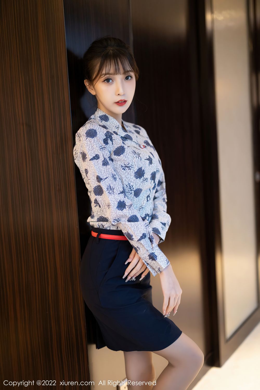 《秀人网 林星阑(Lin Xing Lan) 制服写真 No.4447》第9张,模特林星阑(Lin Xing Lan),秀人网,制服主题,全套100张