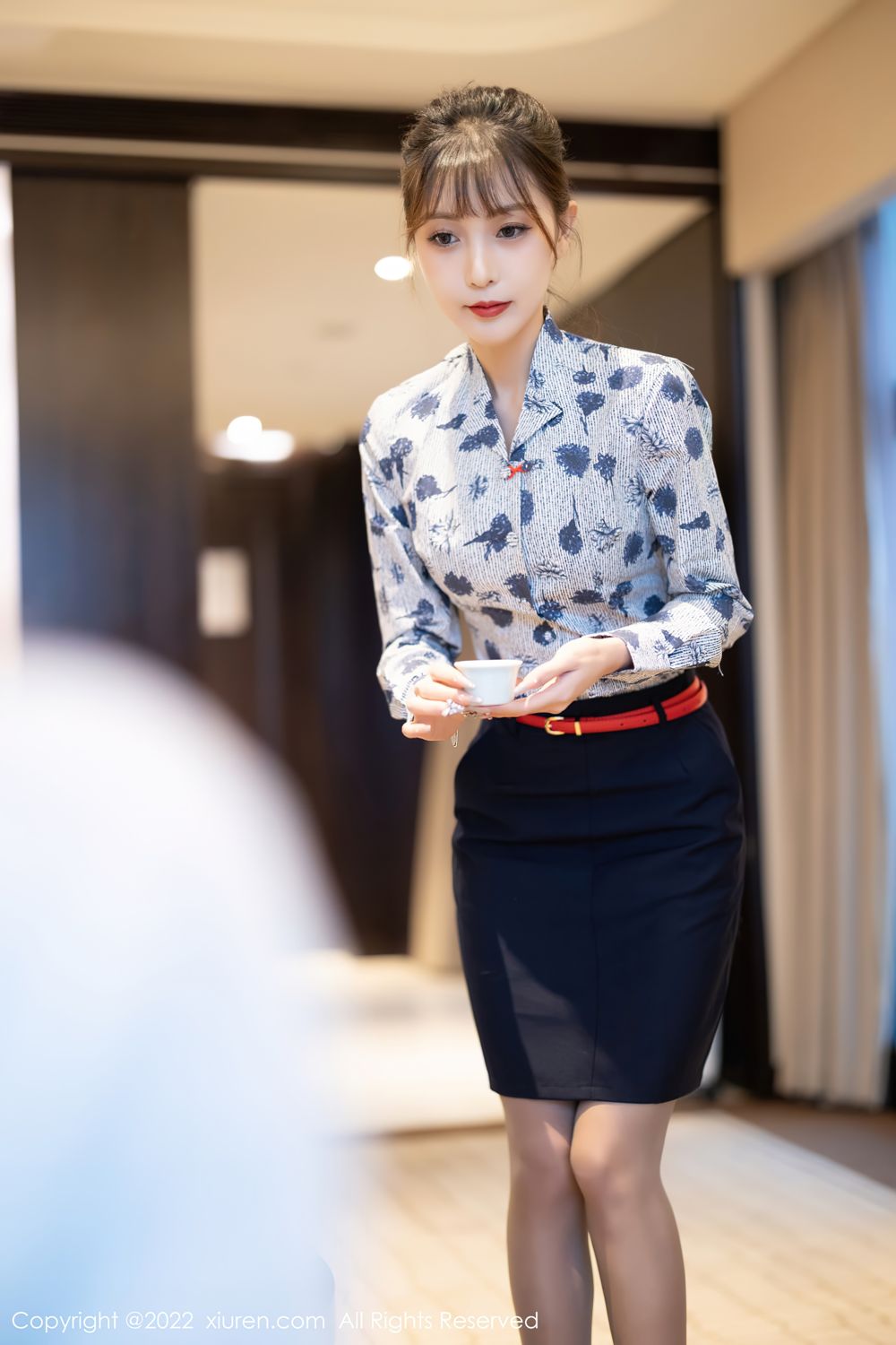 《秀人网 林星阑(Lin Xing Lan) 制服写真 No.4447》第12张,模特林星阑(Lin Xing Lan),秀人网,制服主题,全套100张