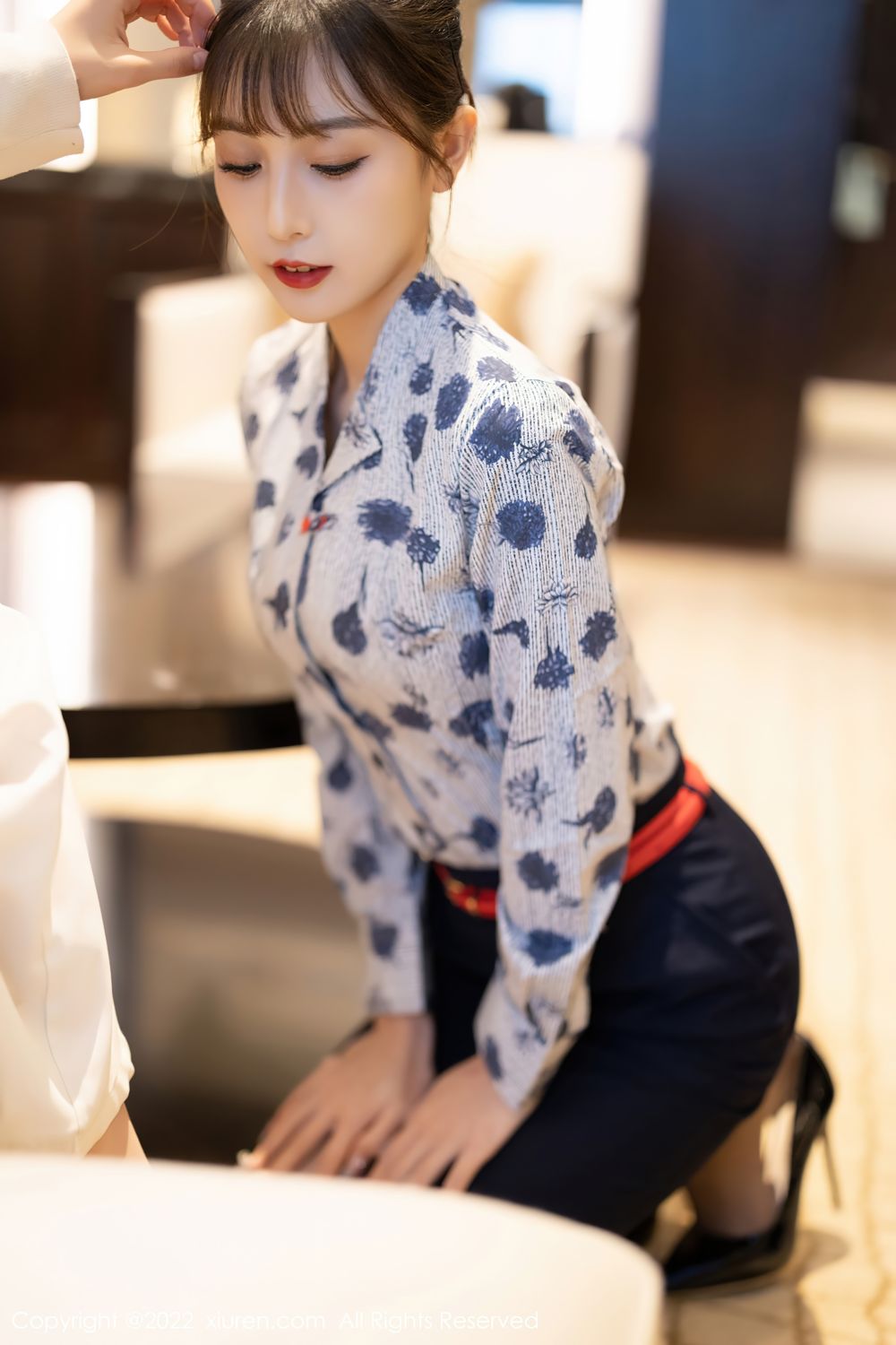 《秀人网 林星阑(Lin Xing Lan) 制服写真 No.4447》第16张,模特林星阑(Lin Xing Lan),秀人网,制服主题,全套100张