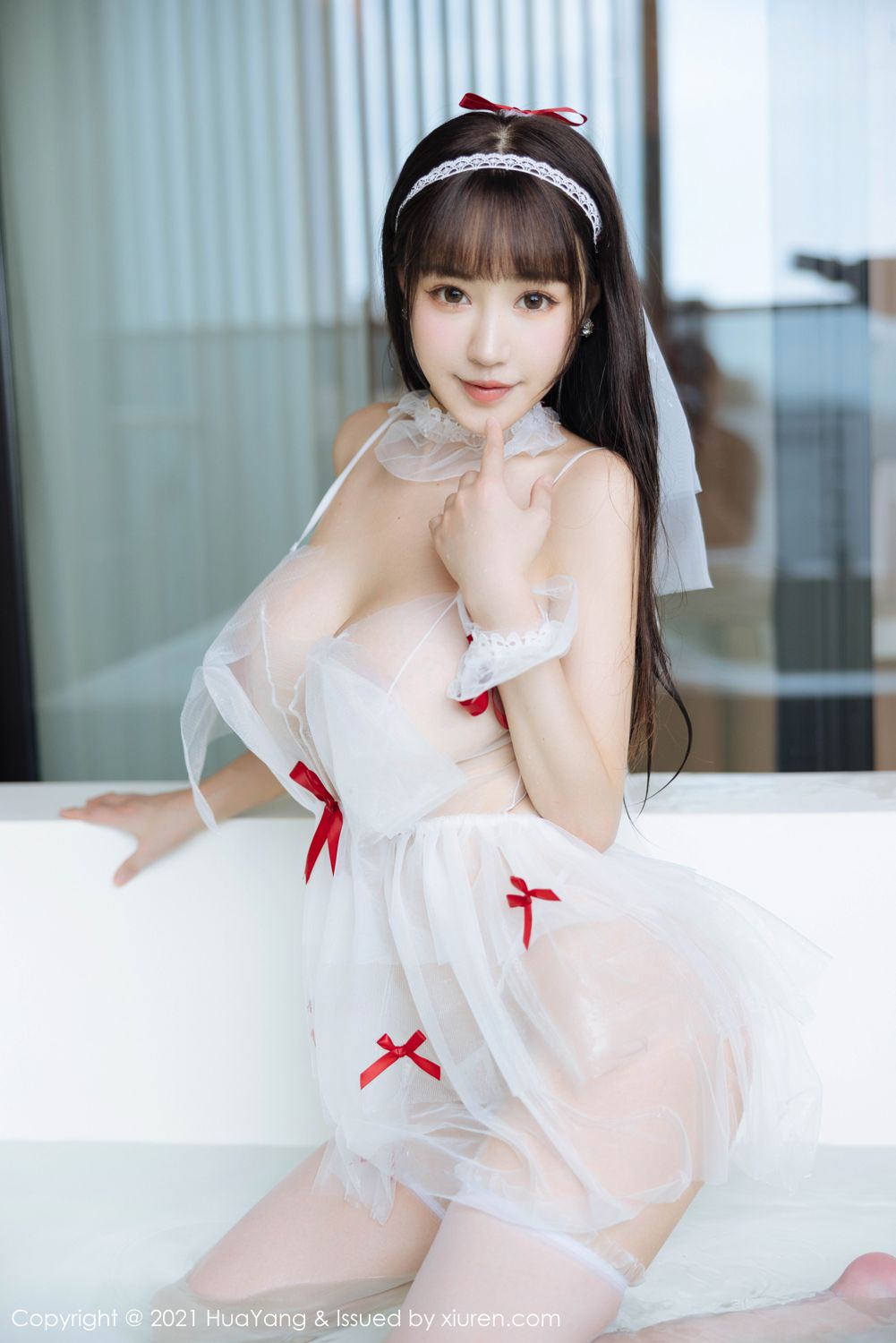 《花漾 朱可(barbie可儿) 制服写真 VOL.477》第23张，模特朱可(barbie可儿)，花漾，制服主题，全套52张