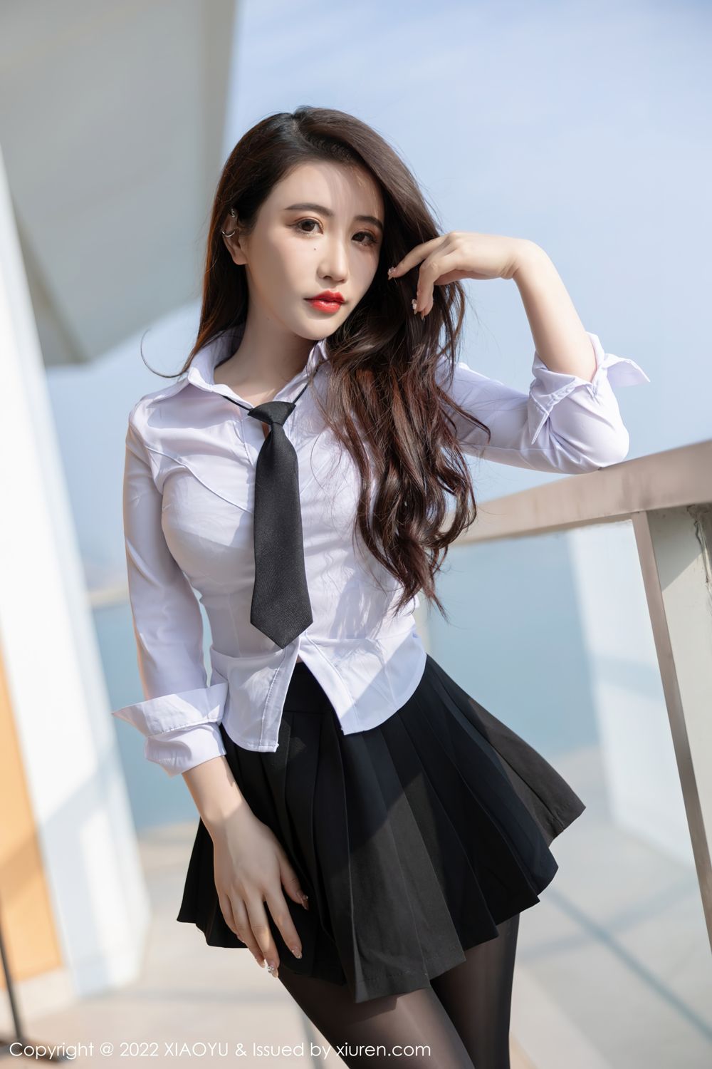 《语画界 谢芷馨(Sindy) 制服写真 VOL.700》第7张，模特谢芷馨(Sindy)，语画界，制服主题，全套100张