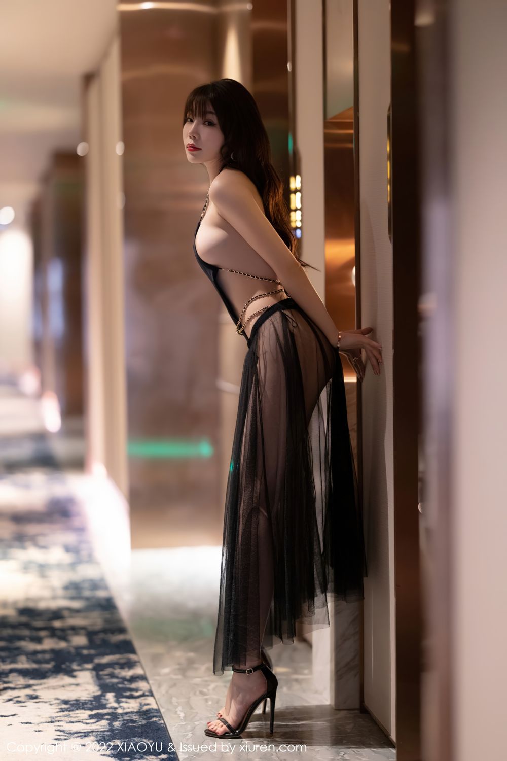 《语画界 芝芝Booty 制服写真 VOL.701》第6张,模特芝芝Booty,语画界,制服主题,全套93张