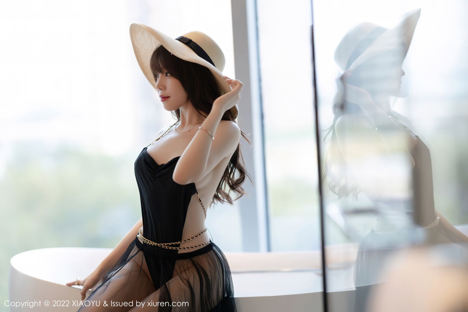 《语画界 芝芝Booty 制服写真 VOL.701》第18张,模特芝芝Booty,语画界,制服主题,全套93张