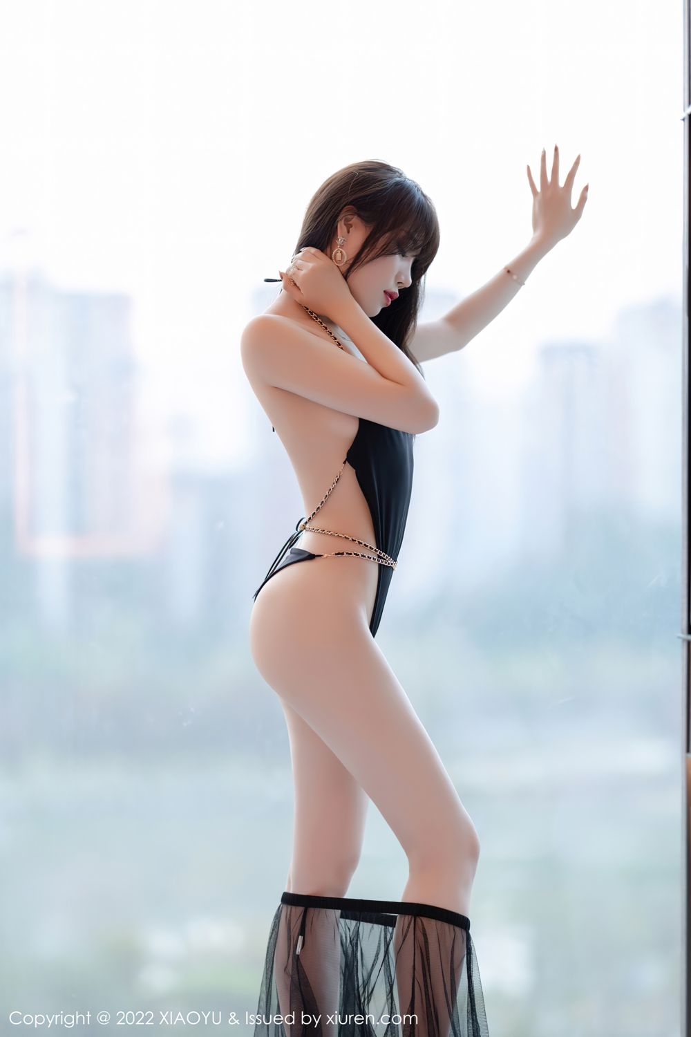 《语画界 芝芝Booty 制服写真 VOL.701》第40张,模特芝芝Booty,语画界,制服主题,全套93张