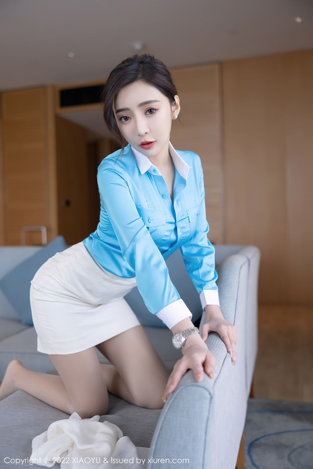 《语画界 王馨瑶(Yanni) 制服写真 VOL.710》第24张,模特王馨瑶(Yanni),语画界,制服主题,全套71张