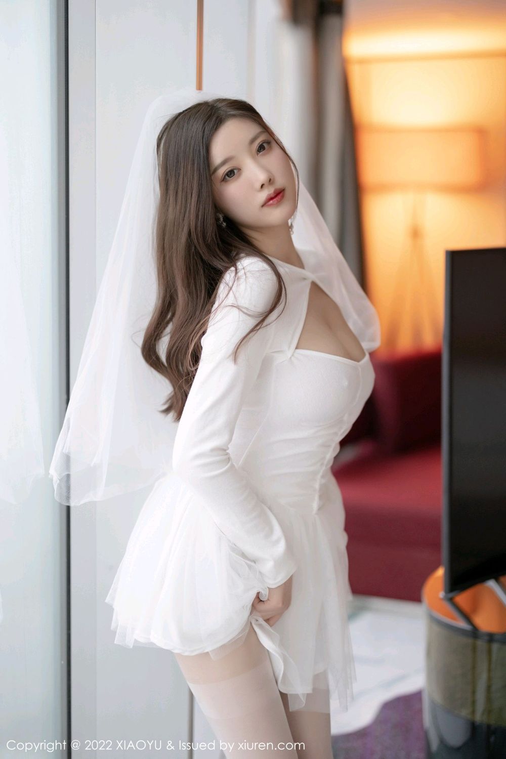 《语画界 杨晨晨 制服写真 VOL.739》第14张,模特杨晨晨,语画界,制服主题,全套72张