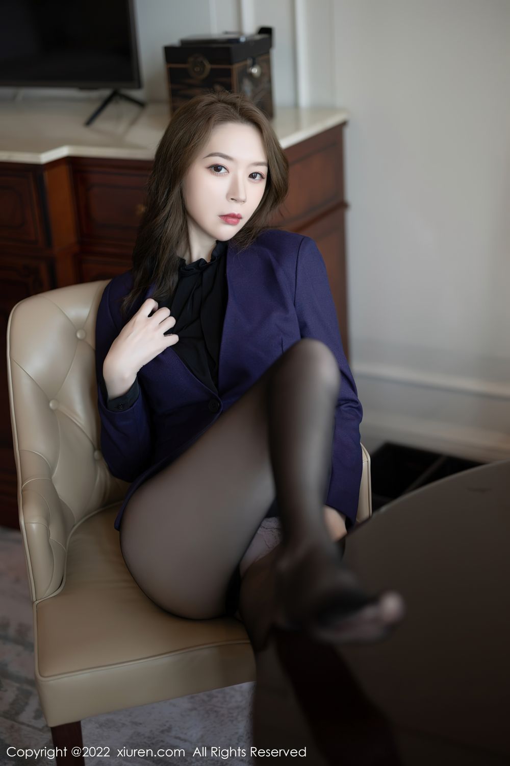 《秀人网 梦心玥(Candice) 黑丝写真 No.4562》第45张,模特梦心玥(Candice),秀人网,黑丝主题,全套100张