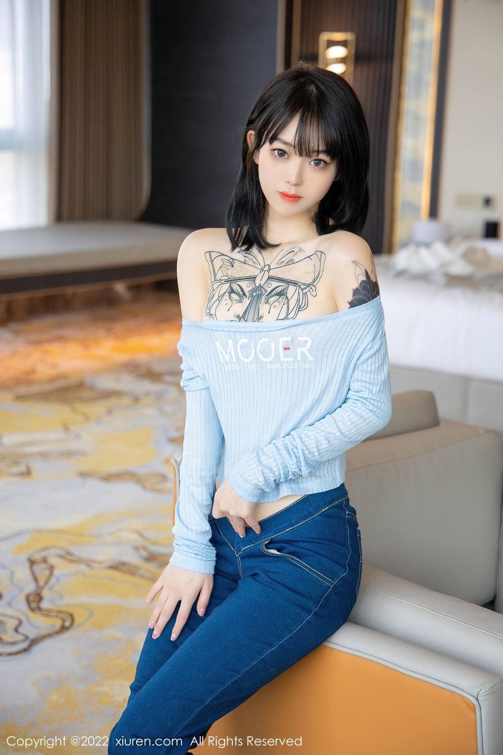 《秀人网 小奶瓶呜呜(Xiao Nai Ping Wu Wu) 性感写真 No.4584》第80张,模特小奶瓶呜呜(Xiao Nai Ping Wu Wu),秀人网,性感主题,全套94张