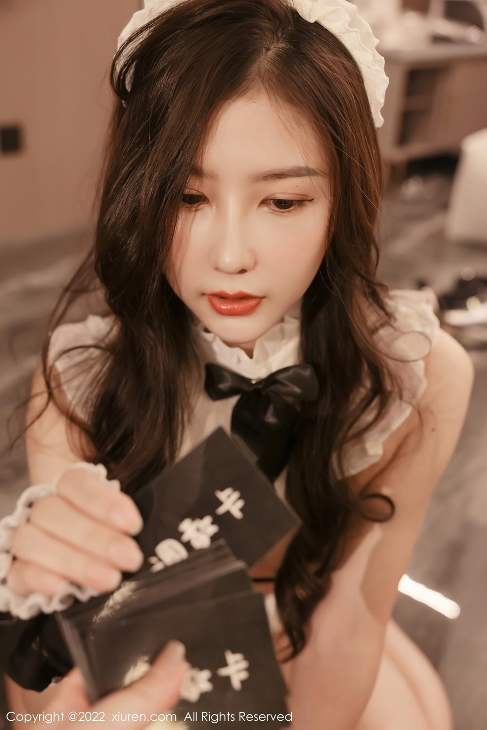 《秀人网 尹甜甜(Yi Tian Tian) 女仆写真 No.4650》第4张,模特尹甜甜(Yi Tian Tian),秀人网,女仆主题,全套57张