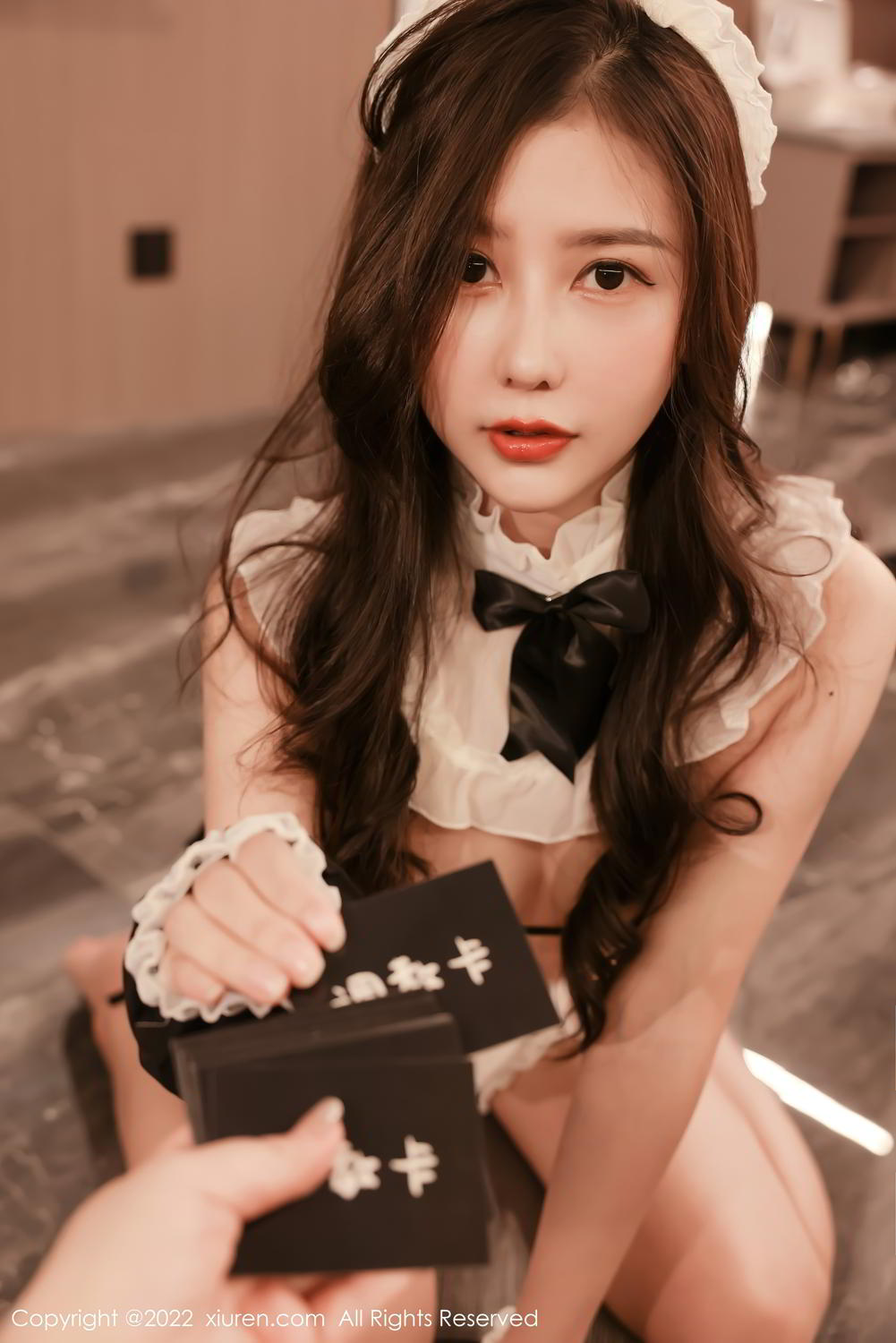 《秀人网 尹甜甜(Yi Tian Tian) 女仆写真 No.4650》第5张,模特尹甜甜(Yi Tian Tian),秀人网,女仆主题,全套57张