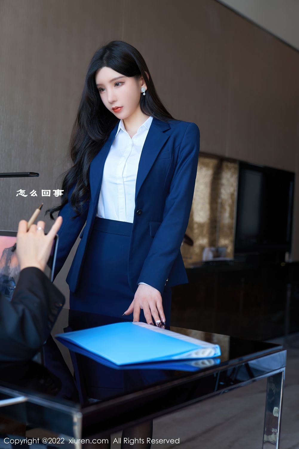 《秀人网 周于希dummy(Dummy Zhou) 黑丝写真 No.4708》第2张,模特周于希dummy(Dummy Zhou),秀人网,黑丝主题,全套82张