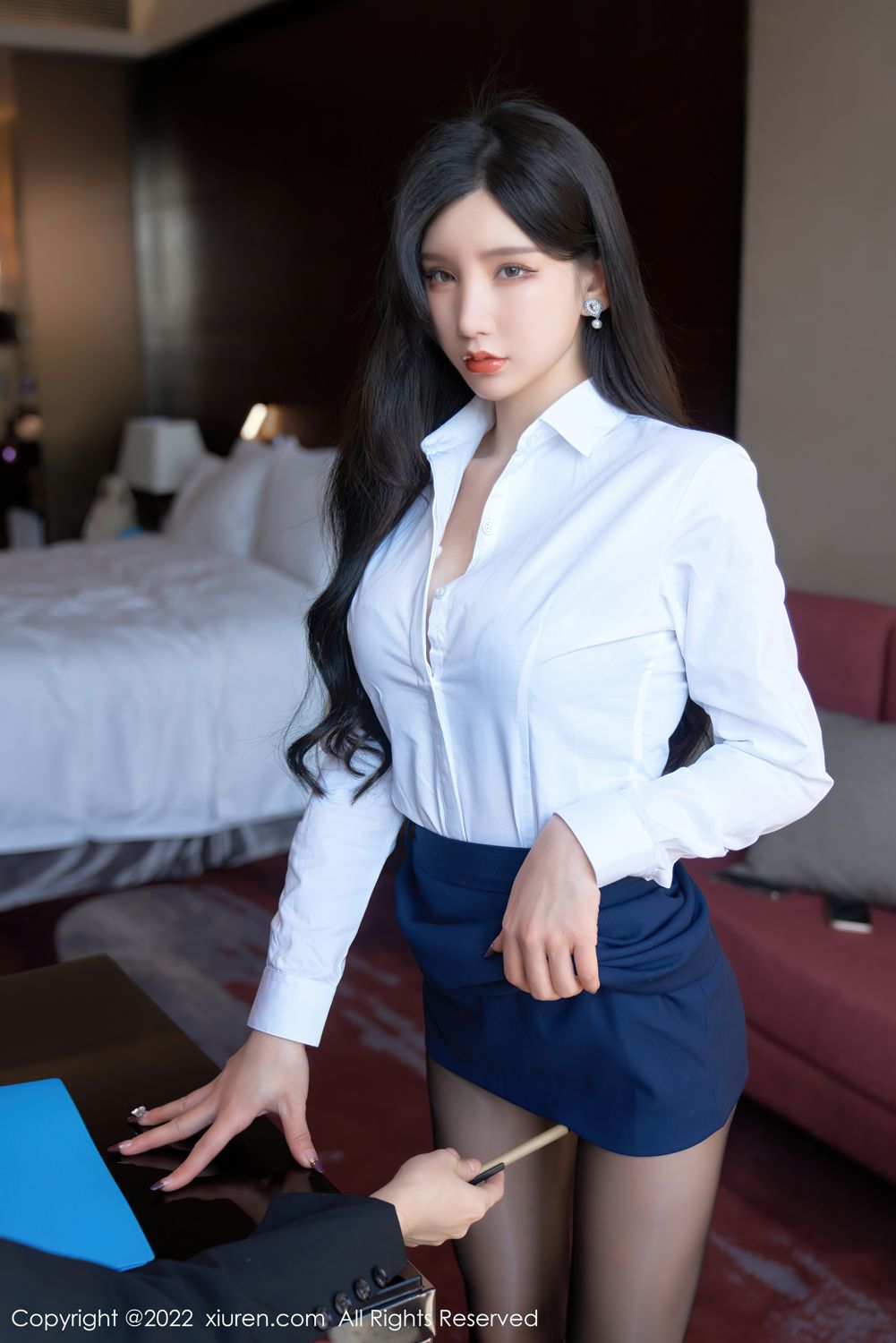 《秀人网 周于希dummy(Dummy Zhou) 黑丝写真 No.4708》第20张,模特周于希dummy(Dummy Zhou),秀人网,黑丝主题,全套82张