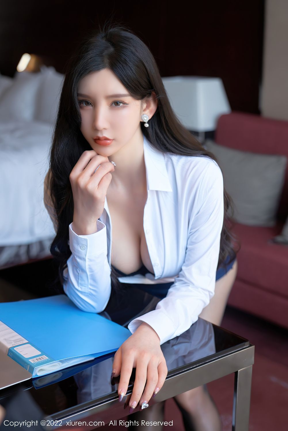《秀人网 周于希dummy(Dummy Zhou) 黑丝写真 No.4708》第23张,模特周于希dummy(Dummy Zhou),秀人网,黑丝主题,全套82张