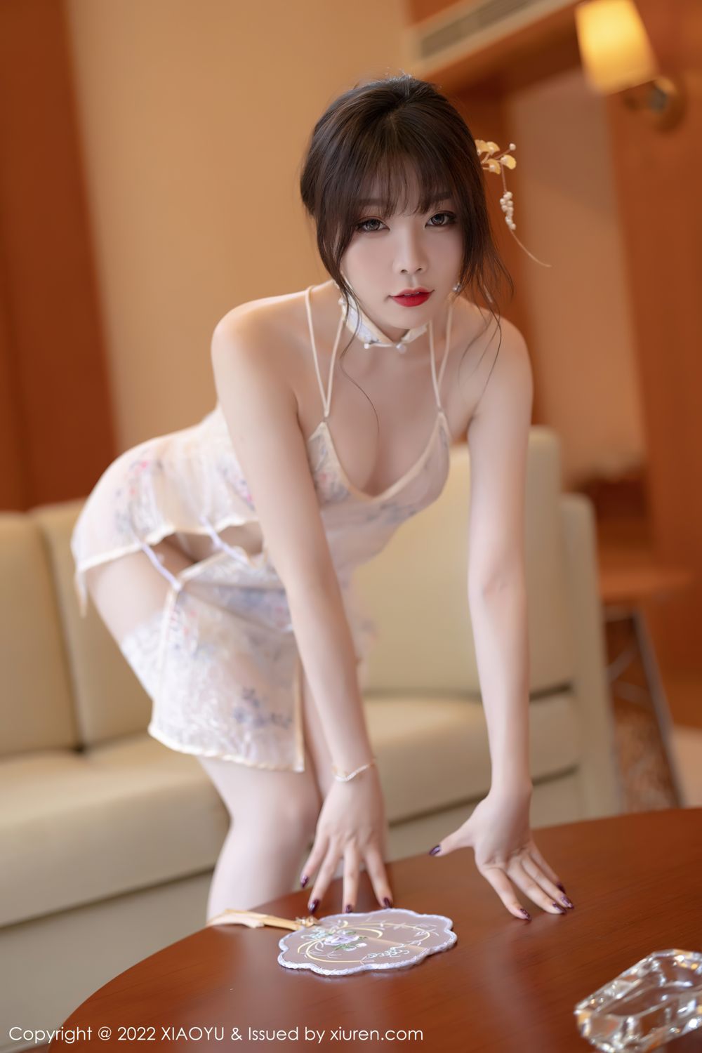 《语画界 芝芝Booty 制服写真 VOL.730》第43张,模特芝芝Booty,语画界,制服主题,全套78张