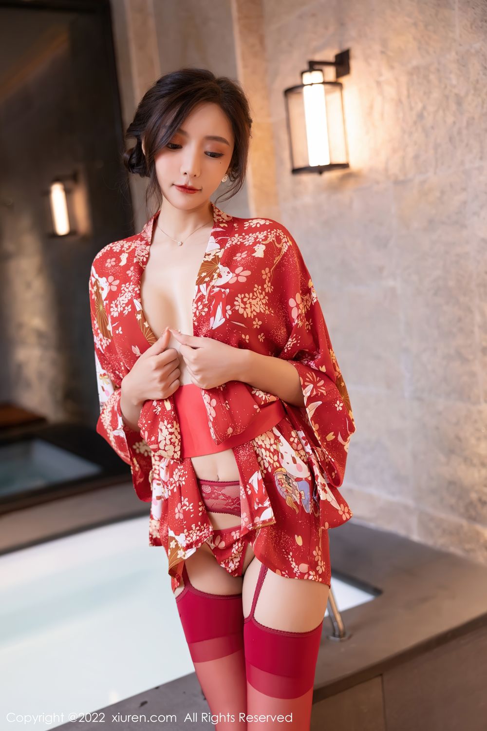《秀人网 王馨瑶(Yanni) 和服写真 No.4748》第35张,模特王馨瑶(Yanni),秀人网,和服主题,全套71张