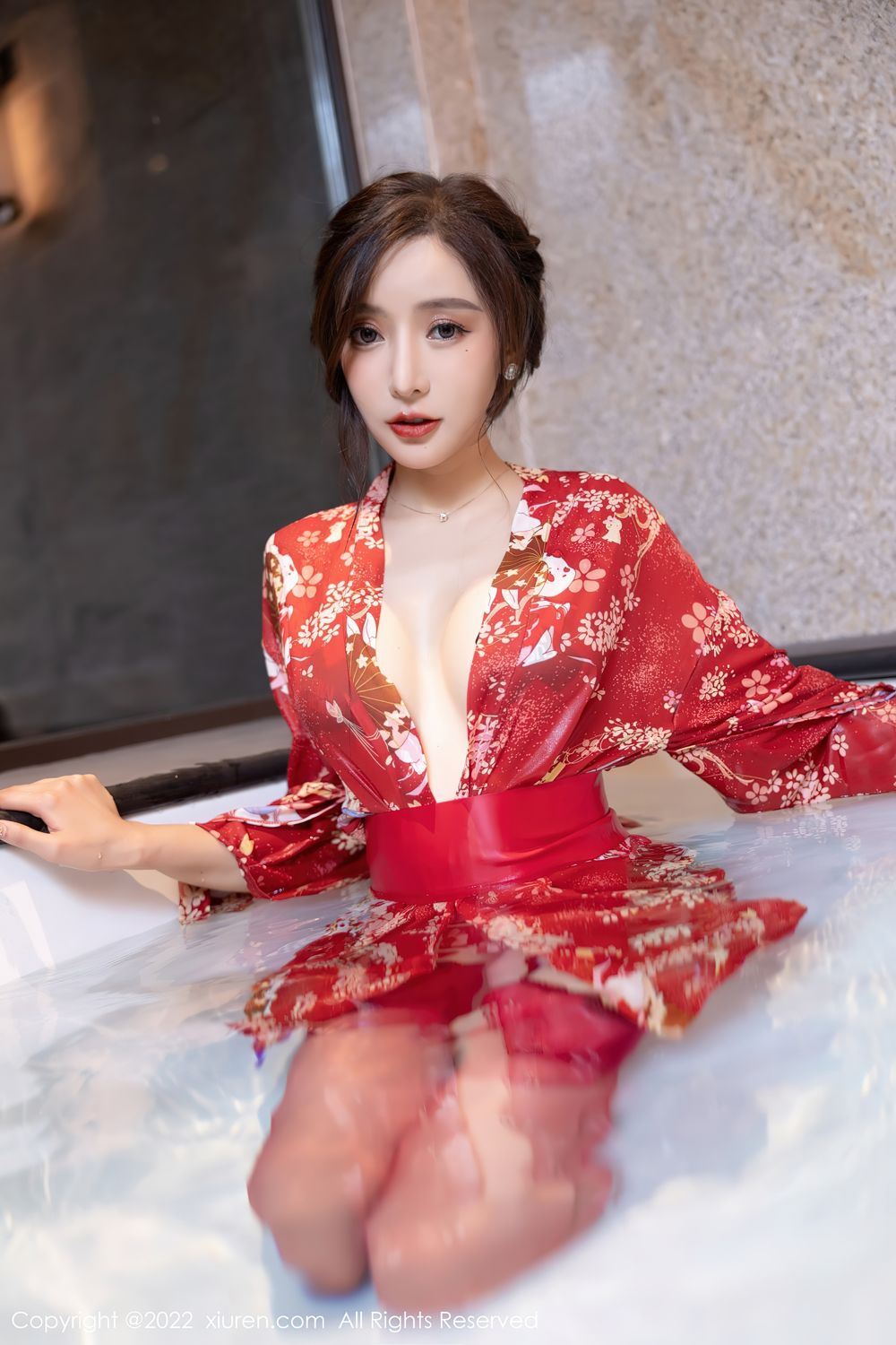 《秀人网 王馨瑶(Yanni) 和服写真 No.4748》第46张，模特王馨瑶(Yanni)，秀人网，和服主题，全套71张