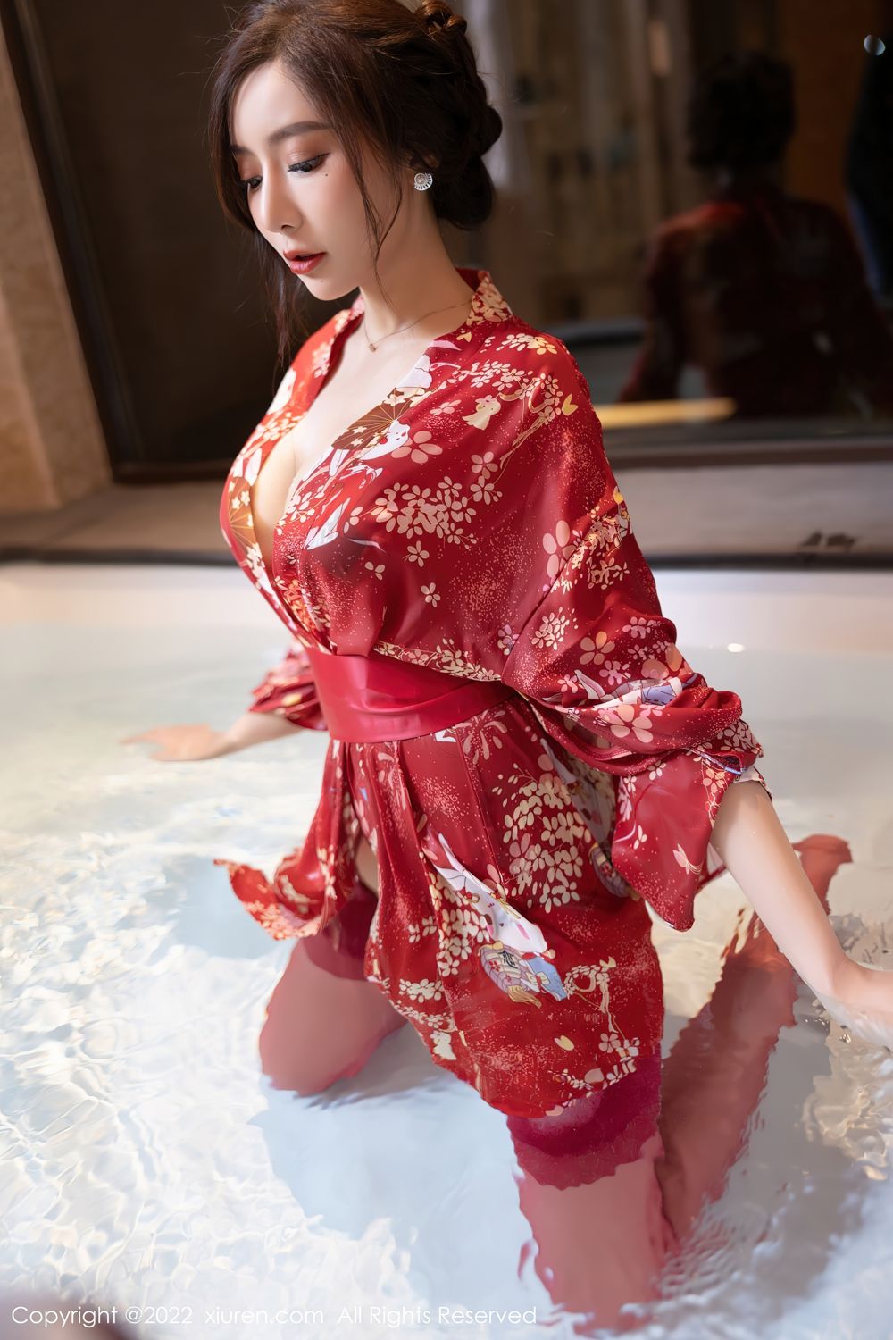 《秀人网 王馨瑶(Yanni) 和服写真 No.4748》第48张,模特王馨瑶(Yanni),秀人网,和服主题,全套71张