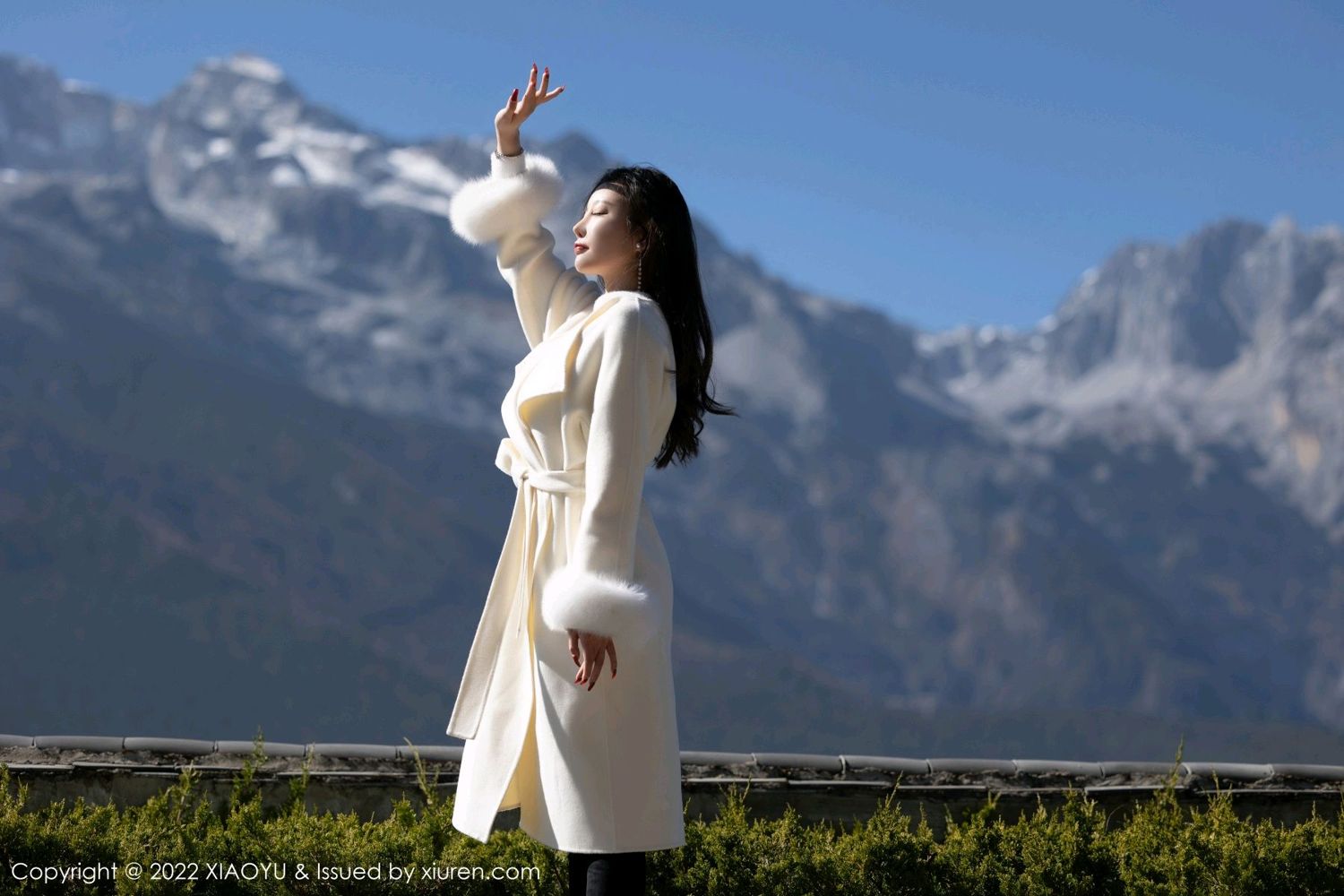 《语画界 杨晨晨 制服写真 VOL.772》第4张，模特杨晨晨，语画界，制服主题，全套75张