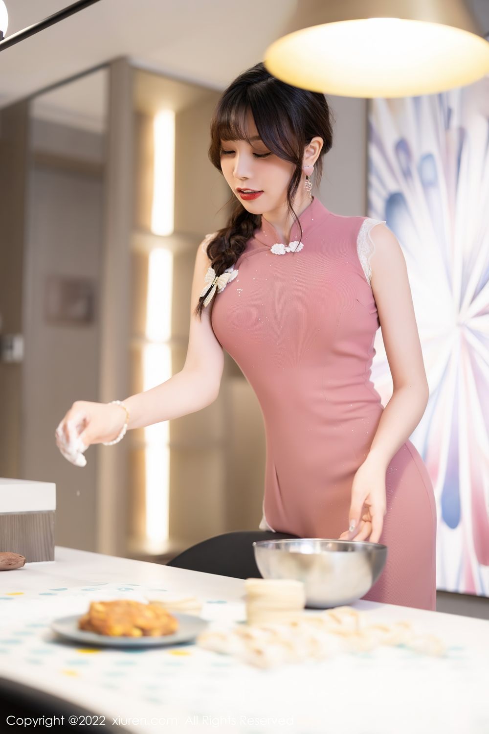 《秀人网 芝芝Booty 黑丝写真 No.4848》第7张,模特芝芝Booty,秀人网,黑丝主题,全套78张