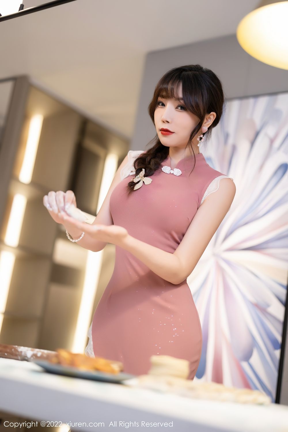 《秀人网 芝芝Booty 黑丝写真 No.4848》第12张,模特芝芝Booty,秀人网,黑丝主题,全套78张