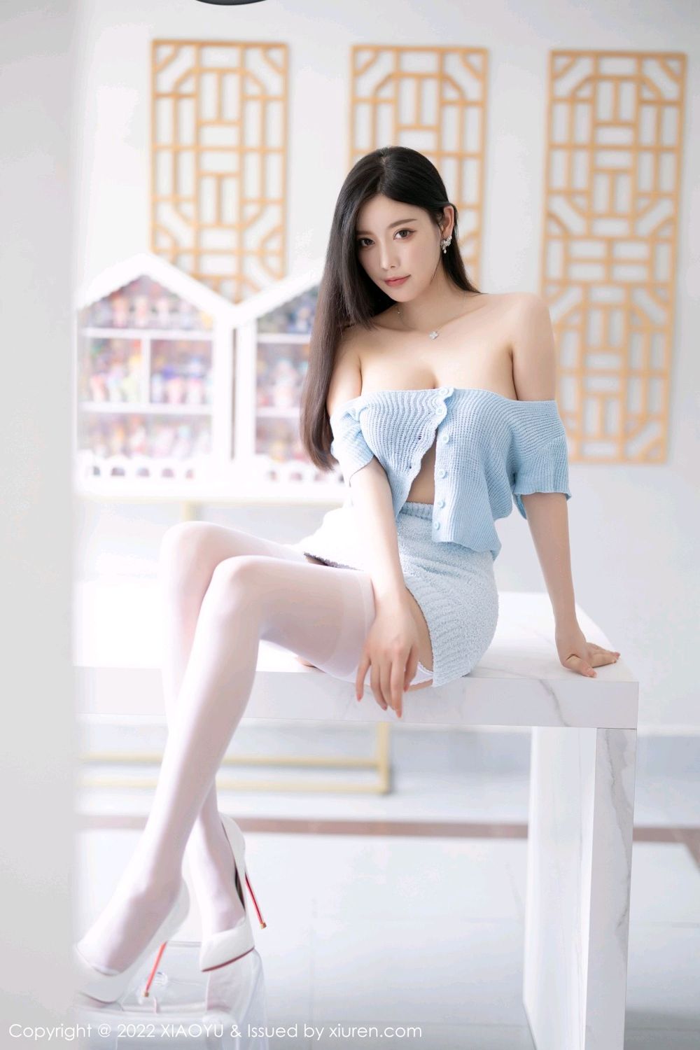 《语画界 杨晨晨 制服写真 VOL.791》第33张,模特杨晨晨,语画界,制服主题,全套100张