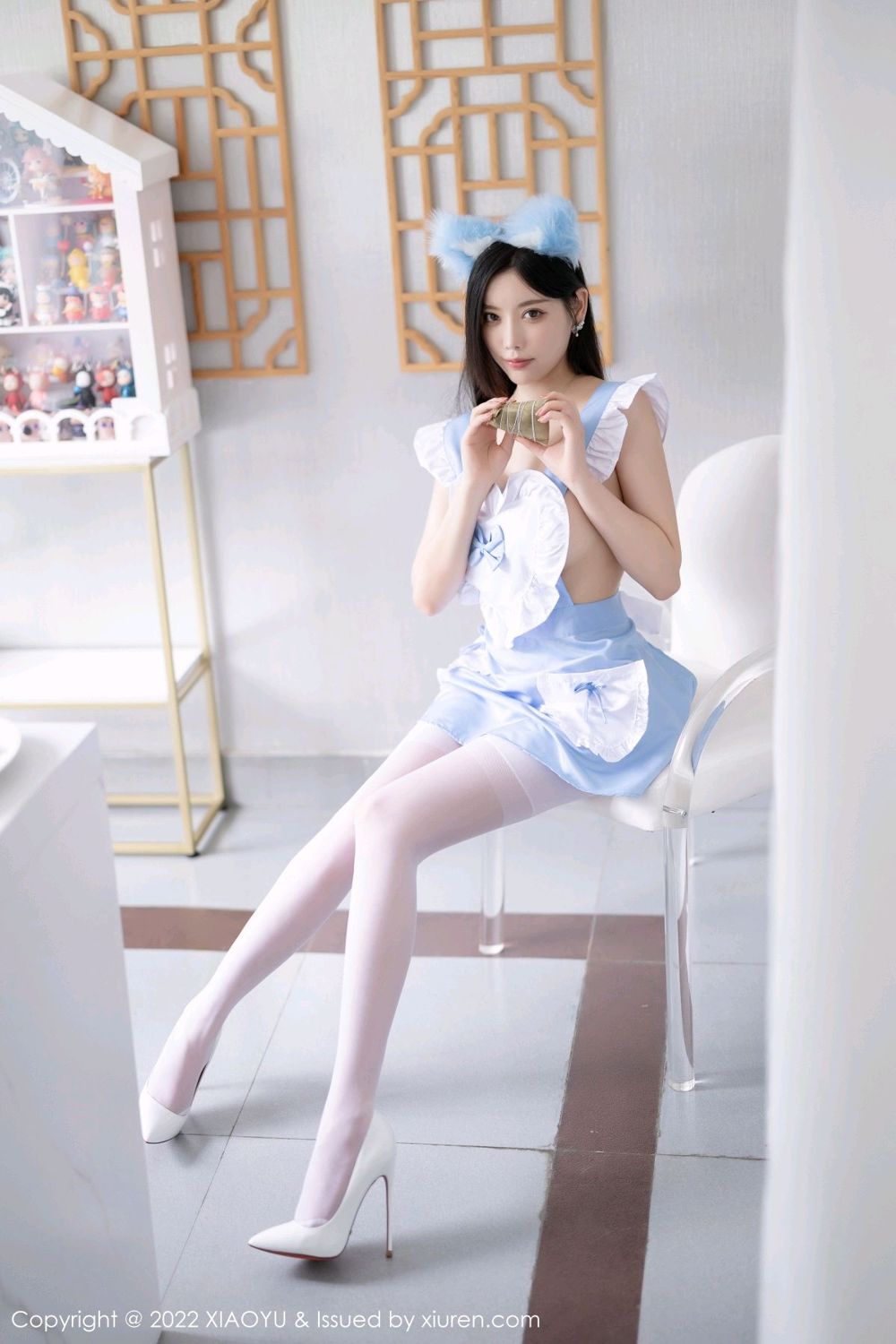 《语画界 杨晨晨 制服写真 VOL.791》第55张,模特杨晨晨,语画界,制服主题,全套100张