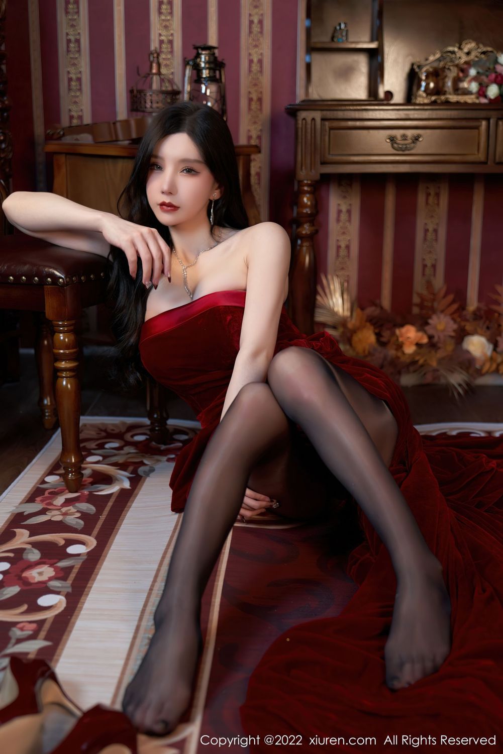 《秀人网 周于希dummy(Dummy Zhou) 黑丝写真 No.4909》第47张,模特周于希dummy(Dummy Zhou),秀人网,黑丝主题,全套74张
