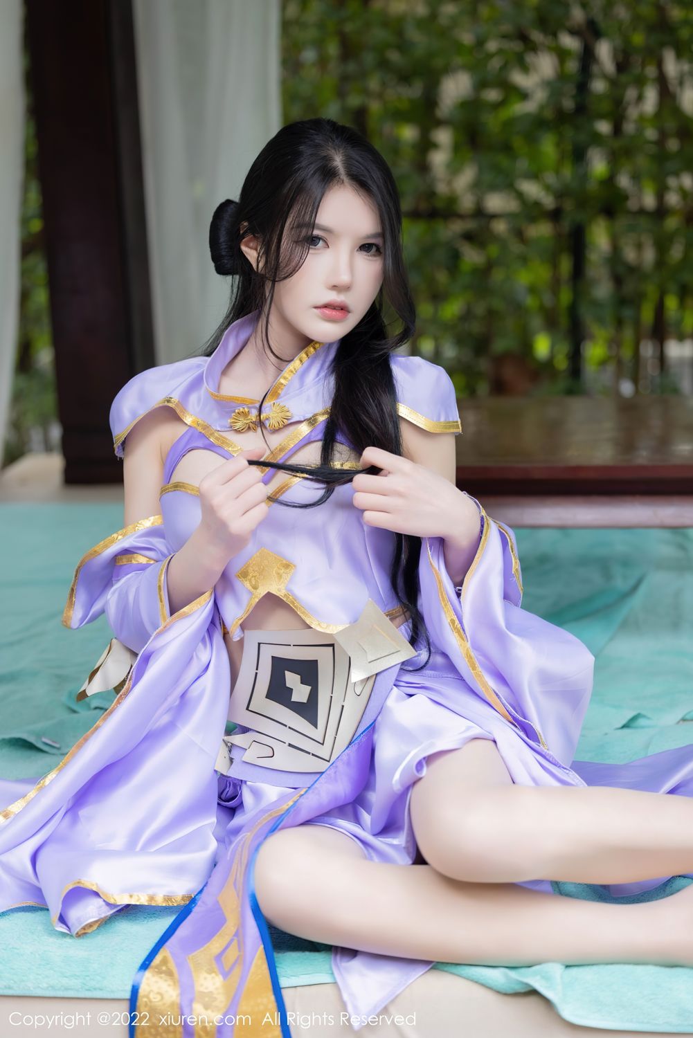 《秀人网 可乐Vicky 美腿写真 No.4948》第22张,模特可乐Vicky,秀人网,美腿主题,全套51张