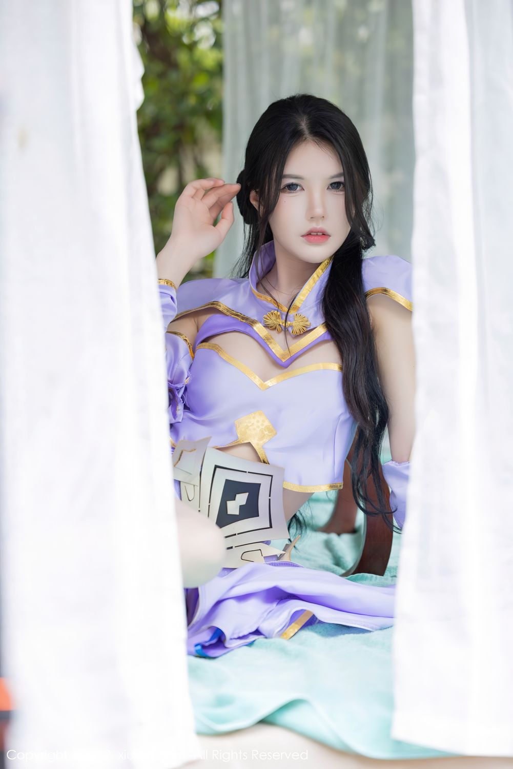 《秀人网 可乐Vicky 美腿写真 No.4948》第49张,模特可乐Vicky,秀人网,美腿主题,全套51张