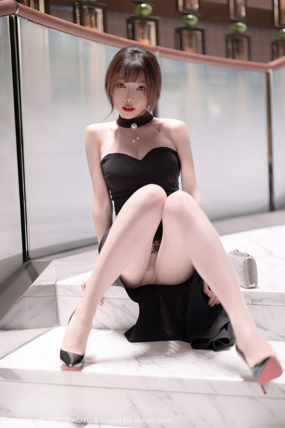 《语画界 芝芝Booty 制服写真 VOL.765》第7张,模特芝芝Booty,语画界,制服主题,全套82张
