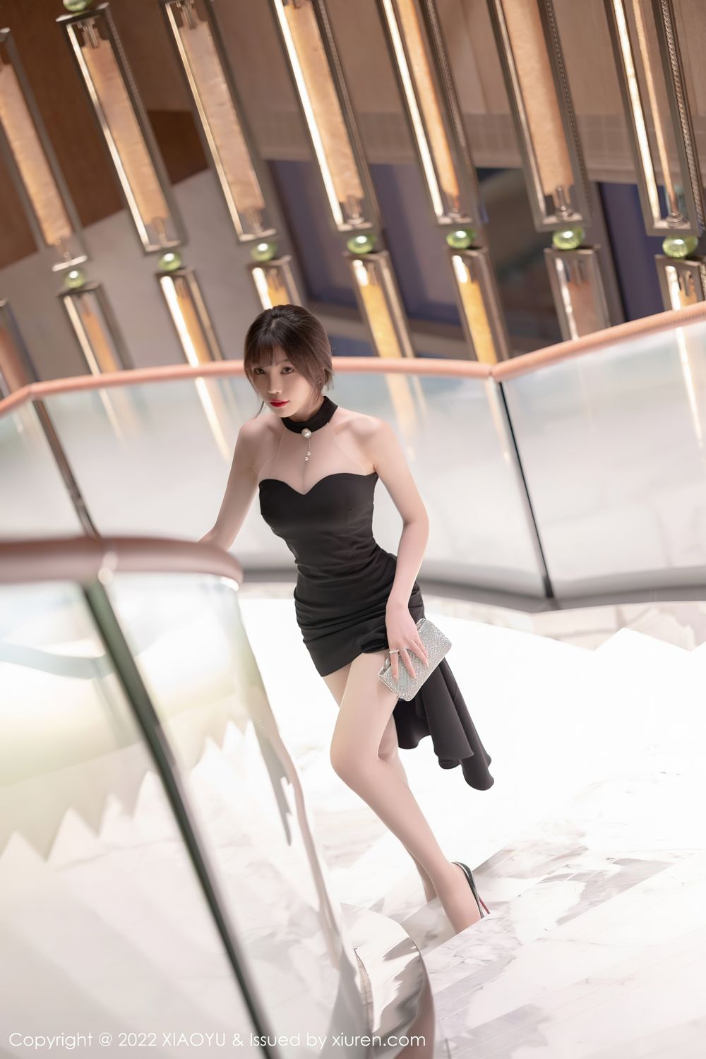 《语画界 芝芝Booty 制服写真 VOL.765》第10张,模特芝芝Booty,语画界,制服主题,全套82张