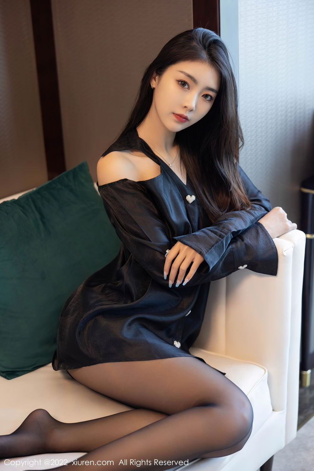 《秀人网 可乐Vicky 黑丝写真 No.4940》第12张,模特可乐Vicky,秀人网,黑丝主题,全套51张