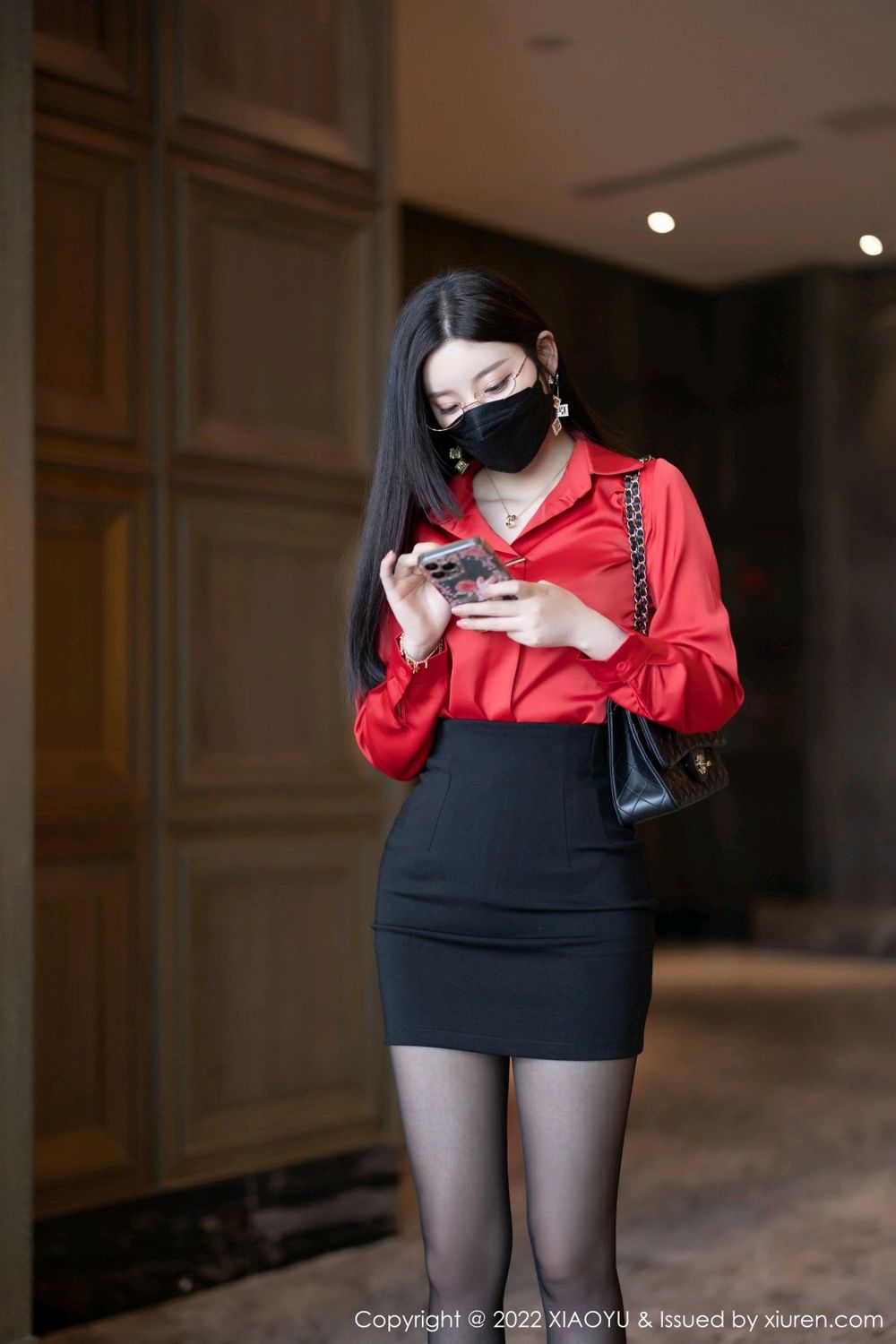 《语画界 雪千寻 制服写真 VOL.801》第7张,模特雪千寻,语画界,制服主题,全套100张