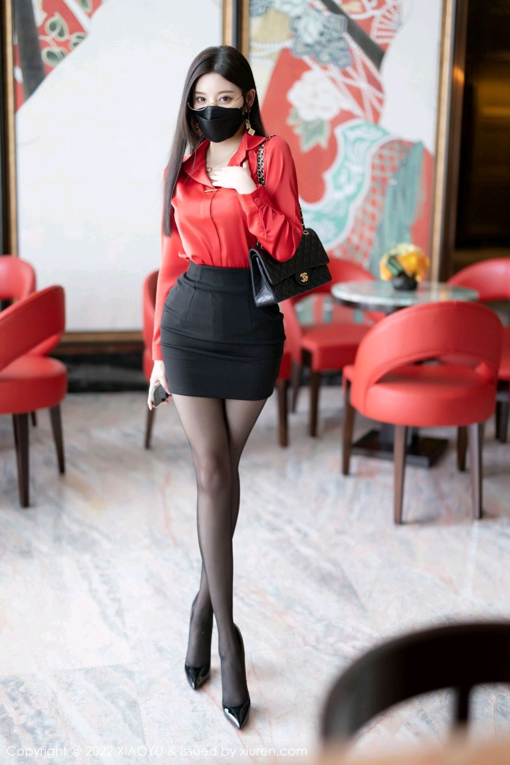 《语画界 雪千寻 制服写真 VOL.801》第11张,模特雪千寻,语画界,制服主题,全套100张