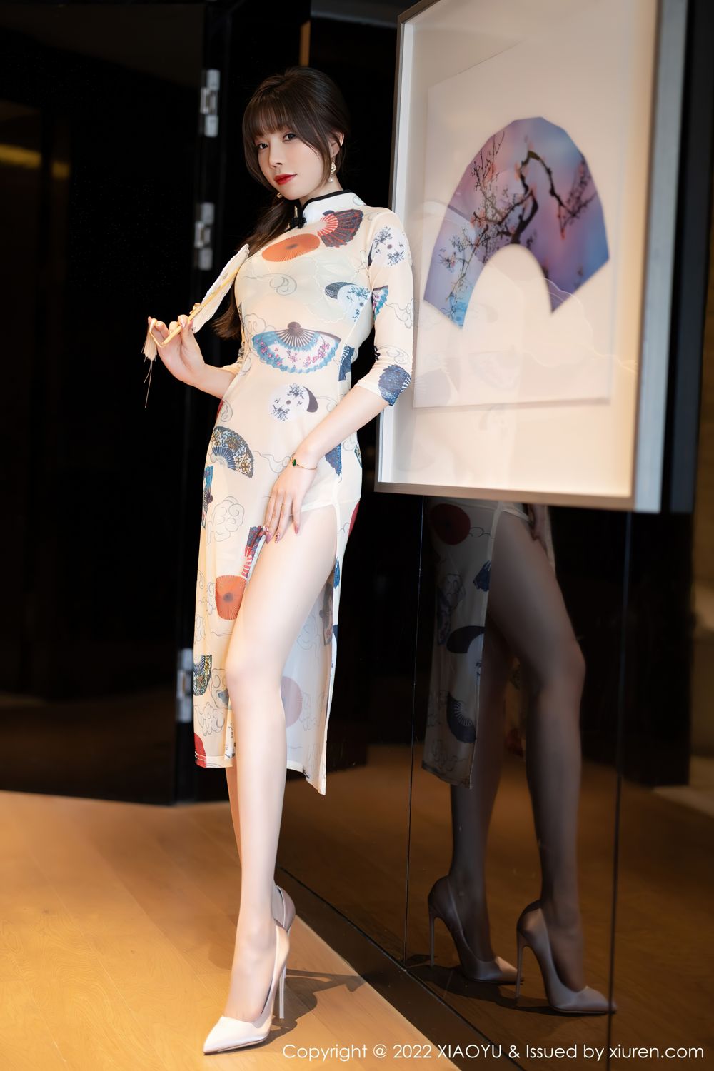 《语画界 芝芝Booty 制服写真 VOL.788》第7张，模特芝芝Booty，语画界，制服主题，全套100张