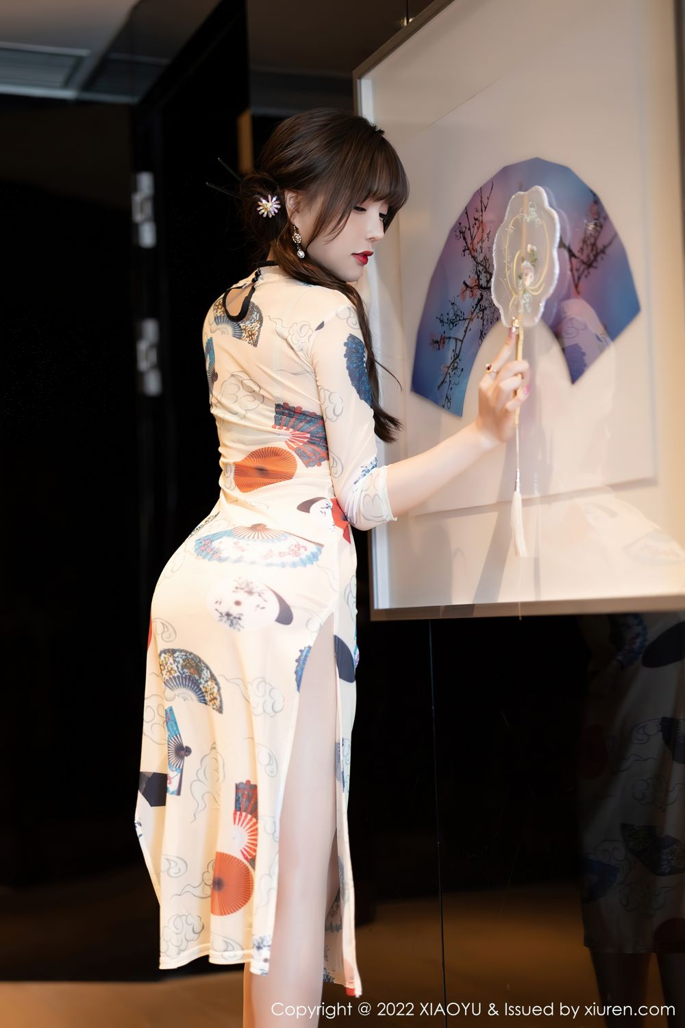 《语画界 芝芝Booty 制服写真 VOL.788》第9张，模特芝芝Booty，语画界，制服主题，全套100张