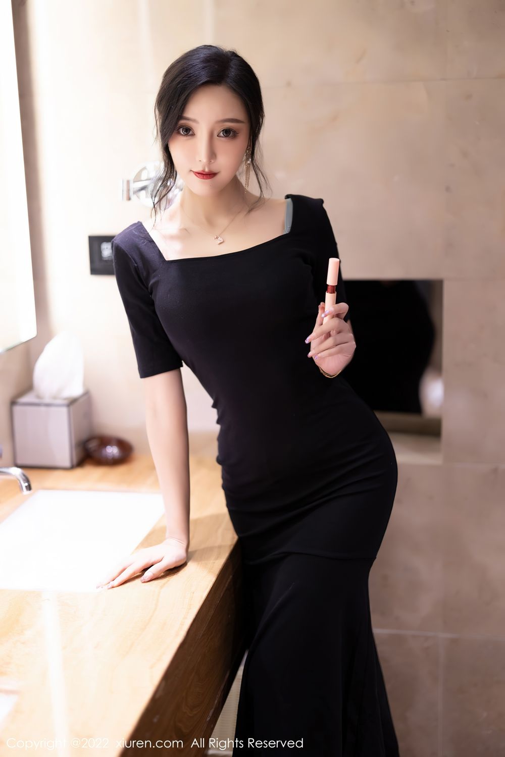 《秀人网 王馨瑶(Yanni) 黑丝写真 No.5187》第9张,模特王馨瑶(Yanni),秀人网,黑丝主题,全套60张