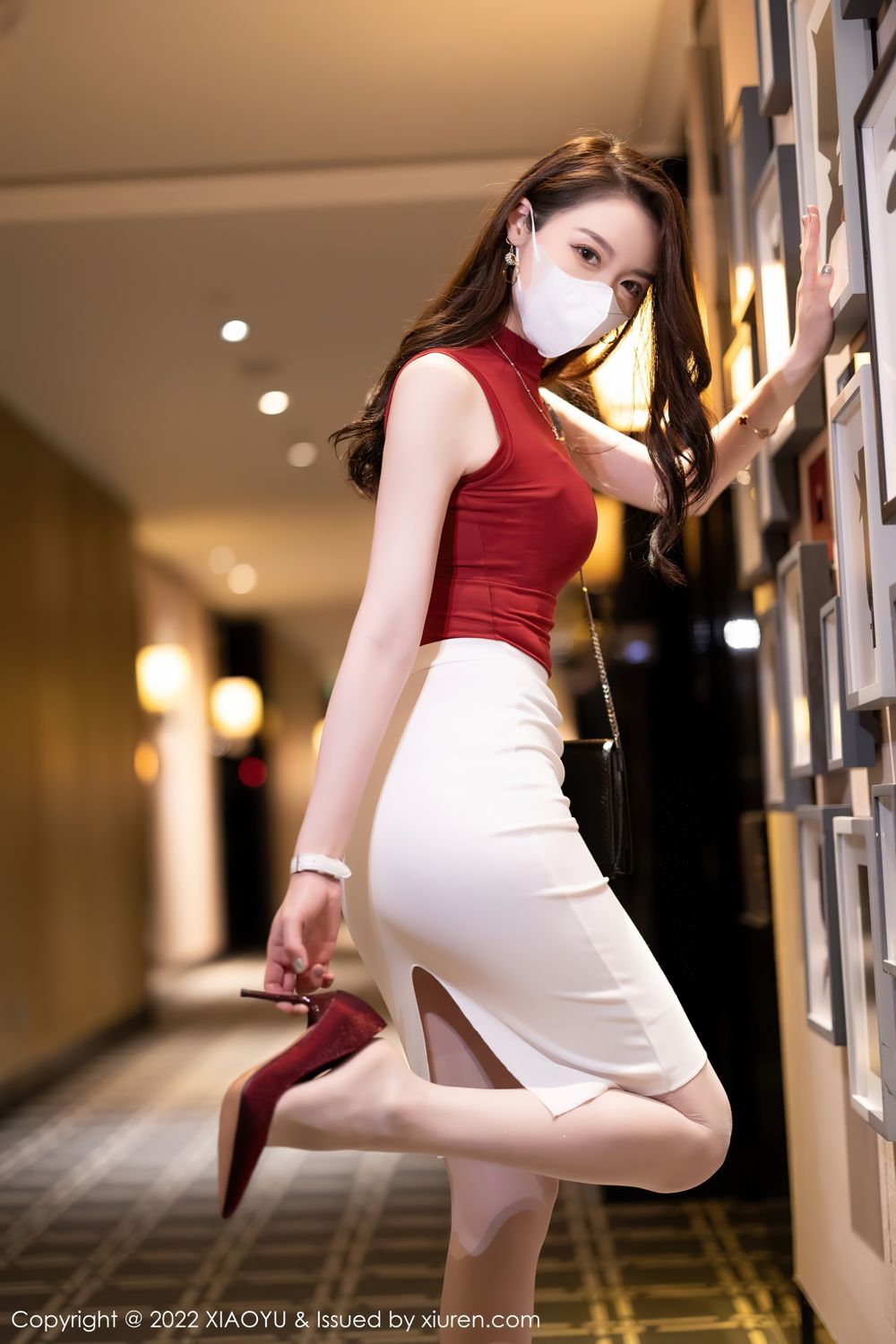 《语画界 梦心玥(Candice) 制服写真 VOL.814》第14张,模特梦心玥(Candice),语画界,制服主题,全套97张