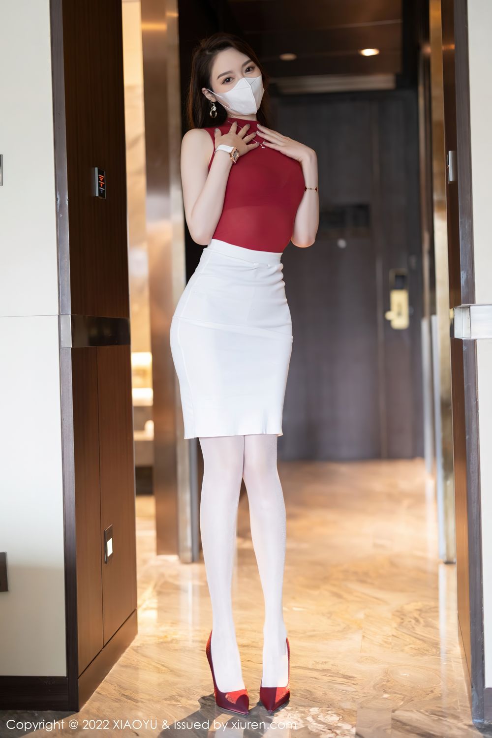 《语画界 梦心玥(Candice) 制服写真 VOL.814》第19张,模特梦心玥(Candice),语画界,制服主题,全套97张