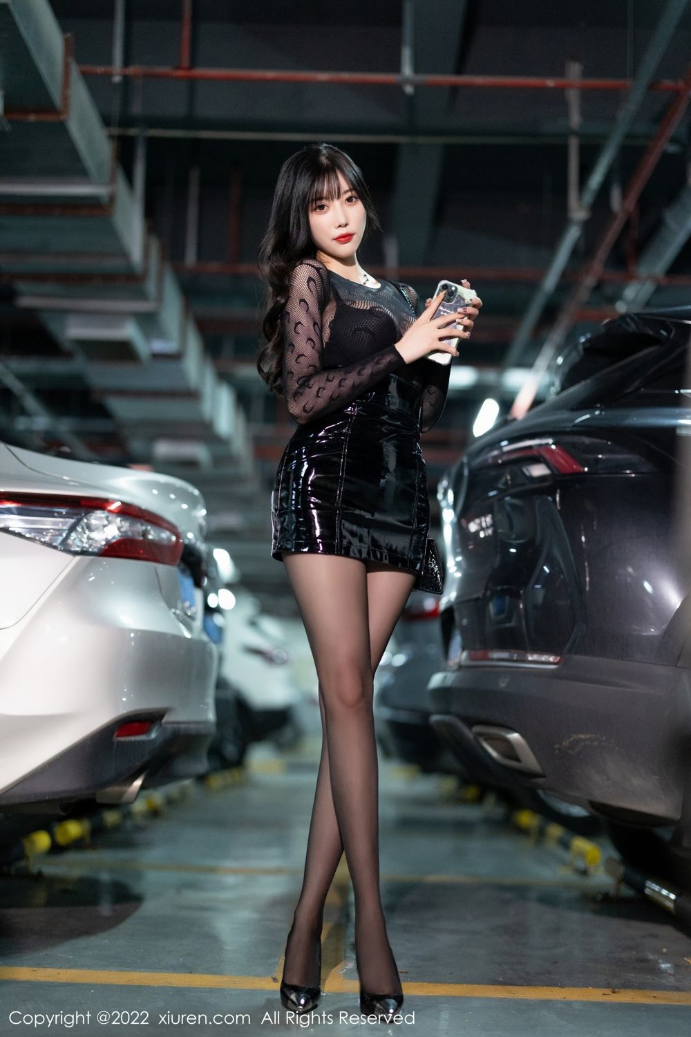 《秀人网 杨晨晨 黑丝写真 No.5445》第2张，模特杨晨晨，秀人网，黑丝主题，全套81张