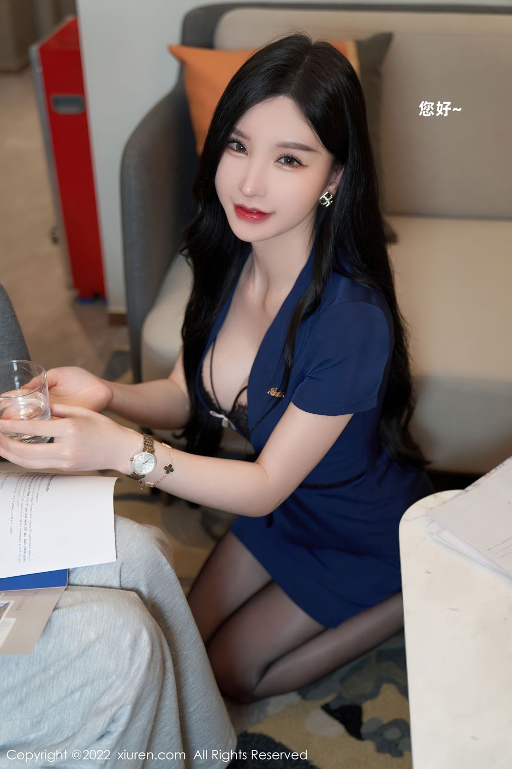 《秀人网 周于希dummy(Dummy Zhou) 黑丝写真 No.5324》第1张,模特周于希dummy(Dummy Zhou),秀人网,黑丝主题,全套71张