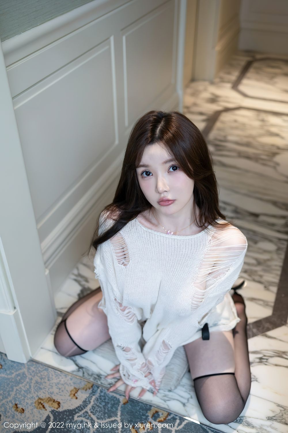 《MyGirl 黄米妮 制服写真 VOL.634》第14张，模特黄米妮，mygirl，制服主题，全套62张