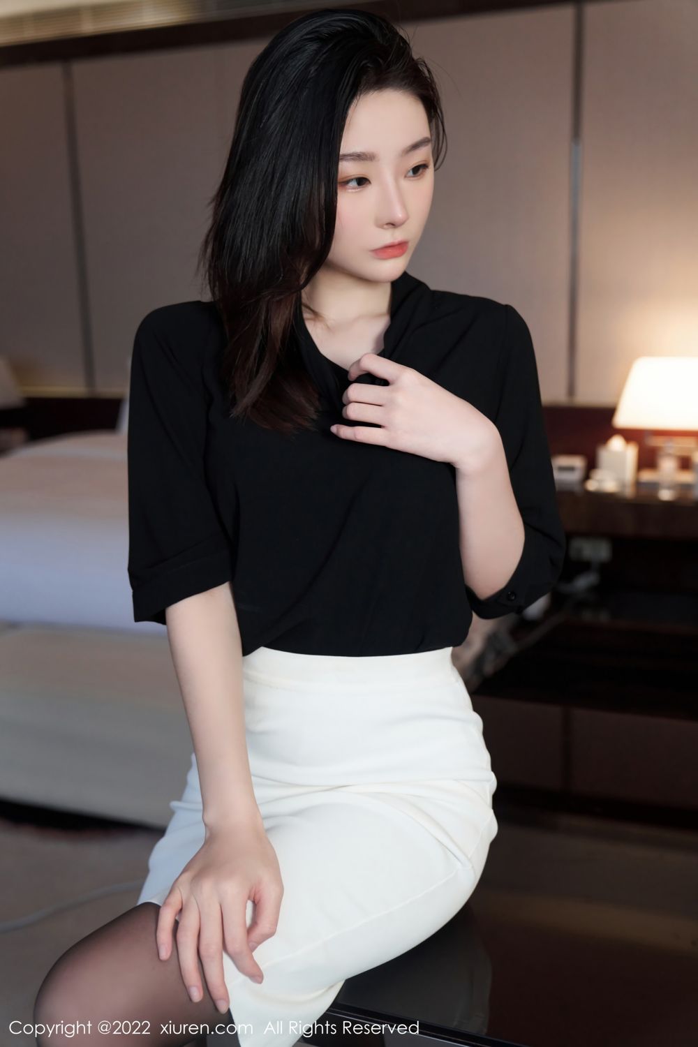 《秀人网 逗逗DouDou 黑丝写真 No.5312》第21张,模特逗逗DouDou,秀人网,黑丝主题,全套90张